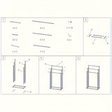 Praktisch Handdoek Rek - Voor een Opgeruimde Badkamer