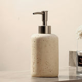 Marmeren Zeepdispenser – Luxe Resin Dispenser met RVS Pomp voor Badkamer of Keuken