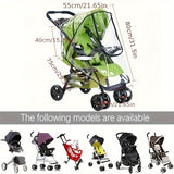 Transparante Regenhoes Kinderwagen - Voor Weerbestendige Bescherming