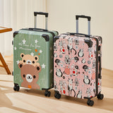 Luxe Graffiti Koffer met Ruimte-thema – 24 Inch Luchtvaartkoffer met Spinner Wielen en TSA-slot