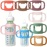 SnuggleGrip Siliconen Flessenhandvatten voor Baby's – Zacht & Flexibel