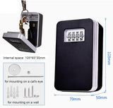 Sleutelkast voor Buiten – Beveiligde Sleutelkast met Instelbare Code voor Huis, Inclusief Montagekit (Wandmontage)