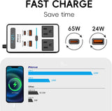 200W Auto-omvormer – DC 12V naar 220V AC met USB-C & Snelladen functie