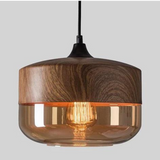 Stijlvolle Scandinavische Plafondlamp van Hout - NordLuna