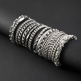 UrbanSteel Armbandenset – Stoer en Trendy voor Heren