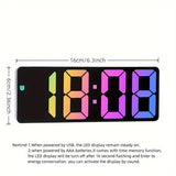 Kleurige LED Digitale Klok - Voor een Vrolijk Begin van de Dag