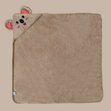 Zacht en knuffelig badhanddoek met capuchon – Droogt snel & houdt warm