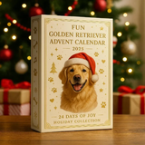 Grappige Golden Retriever Adventskalender 2025