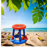 Opblaasbaar Zwembad Basketbalset – Hoepel, Bal en Ringen Inbegrepen