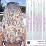 Glitterend Haar Tinsel Kit – Strengen van Glitter!