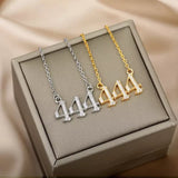 Zirkonia Engelengetallen-Halsketting – Seraphina