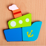 Houten leerpuzzel voor peuters – OntdekSet Montessori (1+1 GRATIS)