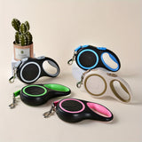 Verstelbare Oprolbare Hondenriem – Duurzaam en Gemakkelijk in Gebruik voor Medium en Grote Honden