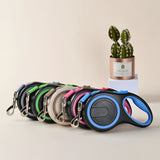 Verstelbare Oprolbare Hondenriem – Duurzaam en Gemakkelijk in Gebruik voor Medium en Grote Honden