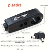 SafeGuard Mini Fietsbeveiliging - Compact en Duurzaam voor Optimale Bescherming van je Fiets en Scooter