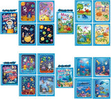 Set van 4 Herbruikbare Waterverfboeken – AquaColor Boeken