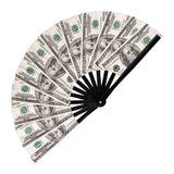 Grote Geld Print Vouwfan – Ideaal voor Festivals en Feesten