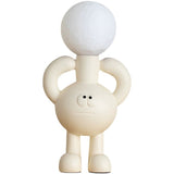 Speelse tafellamp met glazen bol - Glombra