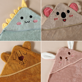 Zacht en knuffelig badhanddoek met capuchon – Droogt snel & houdt warm