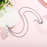 Stijlvolle Kristal- en Levensboom Edelsteenketting – Elara