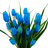 Set van 6 Bundels Kunst Tulpen – UV-bestendig en Realistisch voor Tuin- en Interieurdecoratie