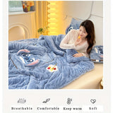 Stitch Kussen-Deken in Eén - Voor Comfort en Knusheid in Eén