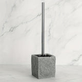 Grijze Resin Badkamer Set – Luxe Set van 4 Stuks voor een Elegante Badkamer