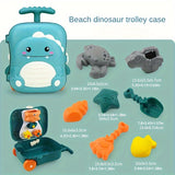 Walvis-Thema Strand Speelgoed Set voor Baby's – 8-Piece Reiskoffer