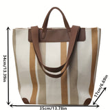 MetroStripe Casual Tote – Functionaliteit en Design