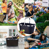 Opvouwbare Geïsoleerde Picknickmand – Duurzaam en Ruim voor Zomeravonturen