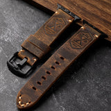 Handgemaakt Vintage Lederen Apple Watch Band