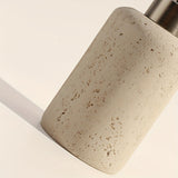 Marmeren Zeepdispenser – Luxe Resin Dispenser met RVS Pomp voor Badkamer of Keuken