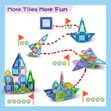 Mini Magnetische Bouwblokken Set – Compact en Veelzijdig Speelplezier