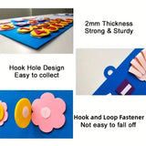 Vilt telspel voor kinderen – Leerzaam spel voor het bevorderen van cijfers en motoriek