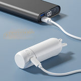 Mini Handheld Ventilator – 2-in-1 USB Oplaadbare Fan met Schattige Konijnvorm voor Reizen en Zomer