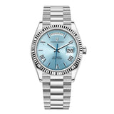 Luxe Heren Automatische Horloge – RVS, zelfopwindend, kalenderfunctie – Stijl voor elke gelegenheid