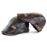 VintageVogue | doet de klassieke charme van leren baretten voor mannen herleven!