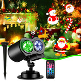 LUMIPROJ – Buiten Kerstlicht Projector met 16 Feestmotieven