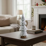 FLOCKCEDAR – Mini Vilt Cedar Kerstdecoratie voor feestelijk ontwerp