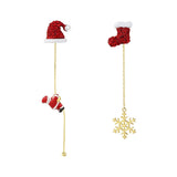 SPARKDROP – Charmante kerstman kwast oorbellen voor een feestelijke feeststijl