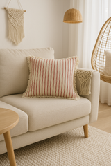 Jacquard Kussenhoes met Franjes – Tijdloos en Comfortabel