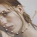 Gouden Perlenketting - Marilena