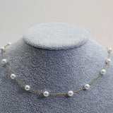 Gouden Perlenketting - Marilena