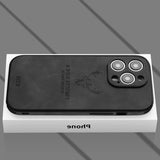 Luxe Hirschleder iPhone Hoes - Veltro