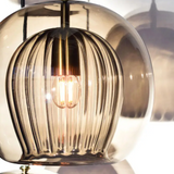 Moderne Aluminium-Glas-Hängeleuchte – LumaLite