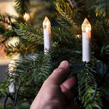 HOLIFLAME – Vlamloze kerstkaarsenset met zacht LED-licht
