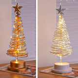 SPIRABRIGHT – LED Kerstboom met Spiraldesign en Steraccent (33 cm)