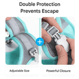 Verstelbaar kattenharnas met lijn – WhiskerWander