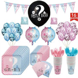 Vrolijke Gender Reveal Set - Voor een Feestelijke Aankondiging