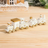 NORTHLINE – Feestelijke Trein Kerstdecoratie van Hout en Kunststof